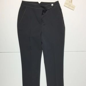 NWT EP PRO SPORT GOLF ANKLE PANT - ANIMAL INSTINCTS IN BLACK size 12 ladies